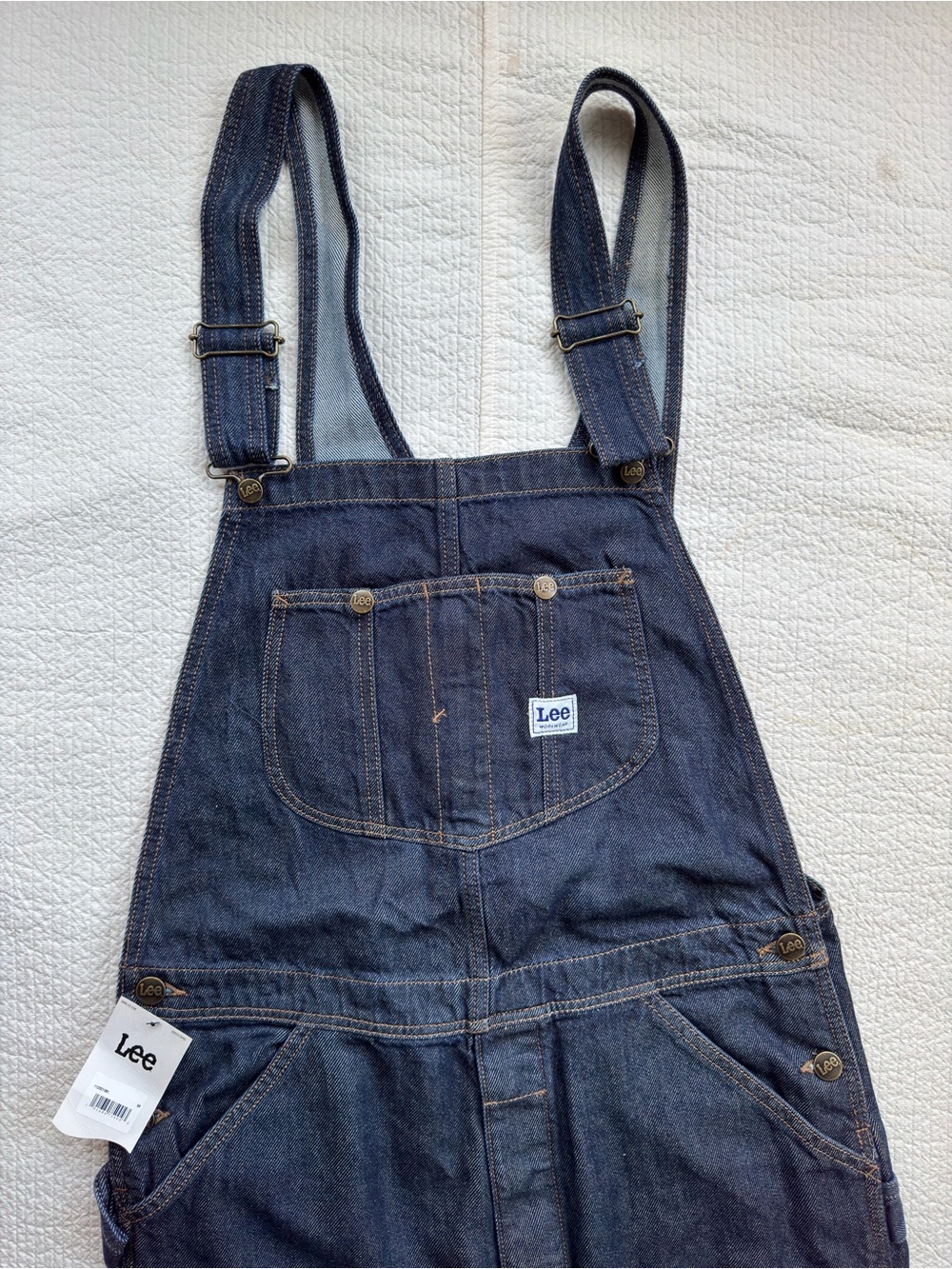 Lee Workwear Denim Bib Overalls NWT Size M